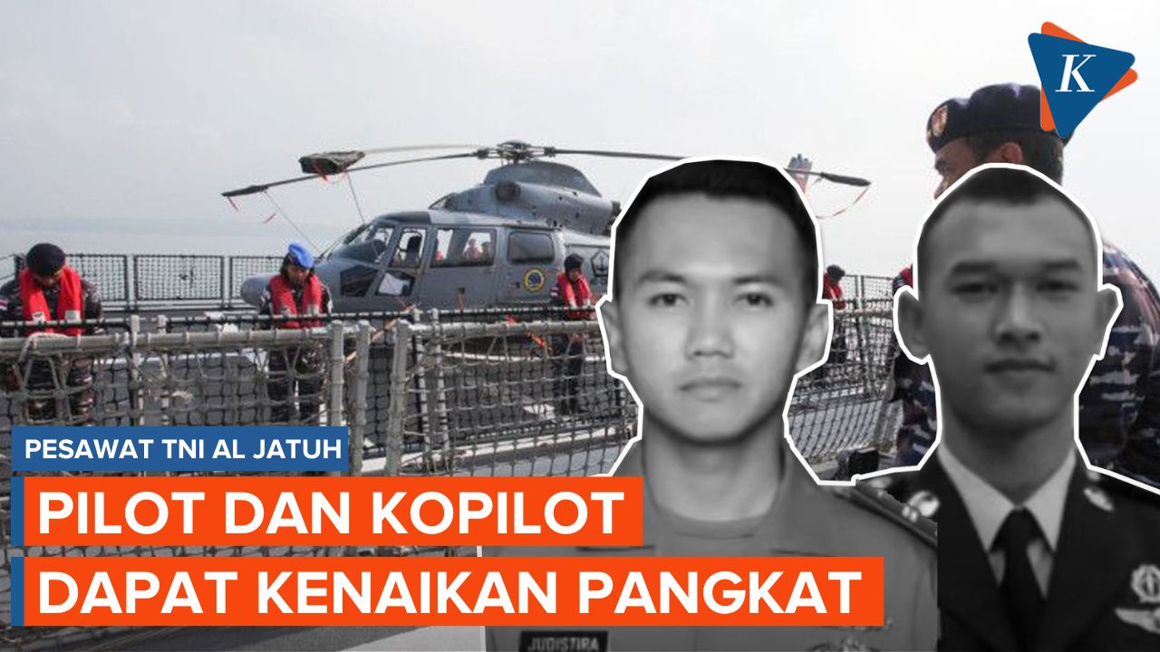Pilot dan Kopilot Pesawat TNI AL yang Gugur di Selat Madura Dapat Kenaikan Pangkat