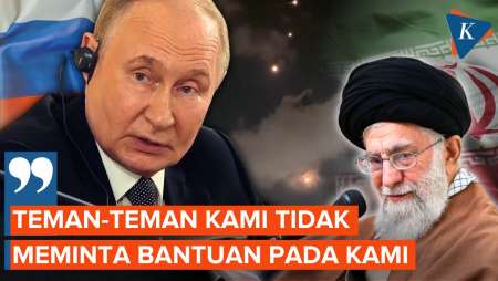 Putin Sebut Iran Tidak Minta Bantuan dalam Konflik dengan Israel