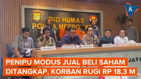 Penipuan Modus Jual Beli Saham Terbongkar, Korban Rugi Rp 18,3 Miliar
