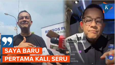 Cerita Anies Perdana Live TikTok, Awalnya Enggak Paham Bisa Scroll