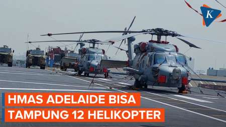 Megahnya HMAS Adelaide, Bisa Memuat Panser, Tank, hingga Helikopter