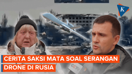 Saksi Mata Ceritakan Detik-detik Serangan Drone Terbesar ke Rusia