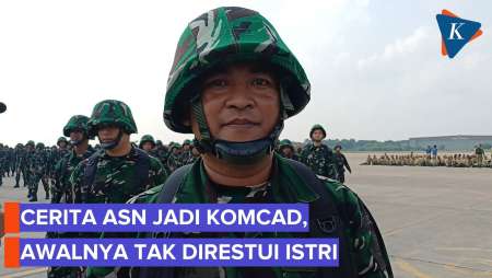 Cerita Suherlan Sempat Tak Direstui Istri Ikut Latihan Jadi Komcad