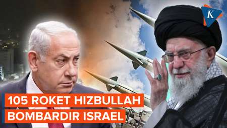 Hizbullah Balas Serang Israel! Terbaru Luncurkan 105 Roket