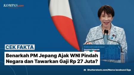 Benarkah PM Jepang Ajak WNI Pindah Negara dan Tawarkan Gaji Rp 27 Juta?