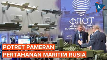 Penampakan Pameran Pertahanan Maritim Rusia, Ada Kapal Hingga Rudal