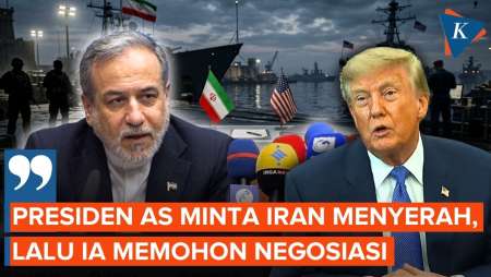AS Diklaim "Takluk" Dari Iran, Araghchi: Mereka Minta Negosiasi