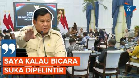 Prabowo Sebut Omongannya Sering Dipelintir, Bantah Tak Hormati Pakar