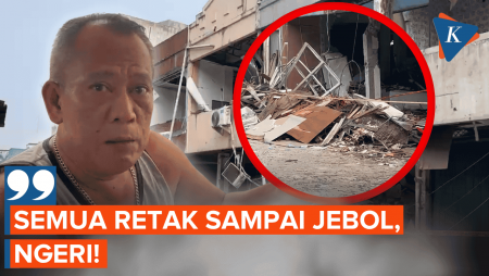 Saksi Mata Ceritakan Detik-detik Ledakan Dahsyat Di Pasar Cimanggis: Semua Retak, Jebol!