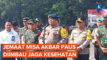 Jemaat yang Ikut Misa Akbar bersama Paus Fransiskus di GBK Diimbau Jaga Kesehatan