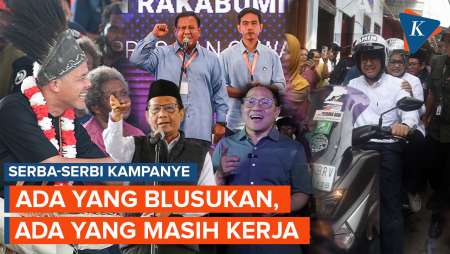 Rekap Kampanye Hari Pertama: Anies Blusukan di Jakarta, Ganjar ke Papua, dan Prabowo Kerja