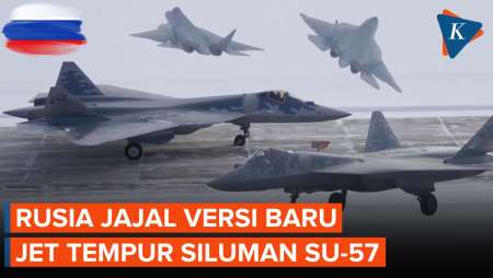 Rusia Pamer Jet Su-57, Diklaim "Penguasa Langit"