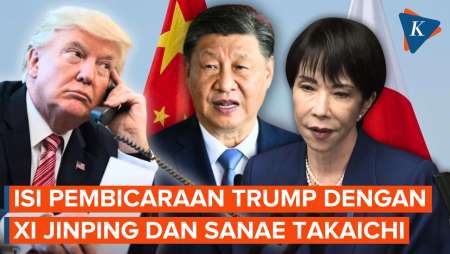 Trump Bocorkan Isi Telepon Dengan Xi Jinping Dan Sanae Takaichi, Bahas Apa?