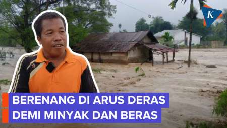 Hampir Tewas! Cerita Alamsyah Tembus Derasnya Banjir Aceh Tamiang Demi Beras
