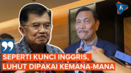 Rayakan Ultah ke-76, Luhut Dapat Pujian dari JK: Seperti Kunci Inggris