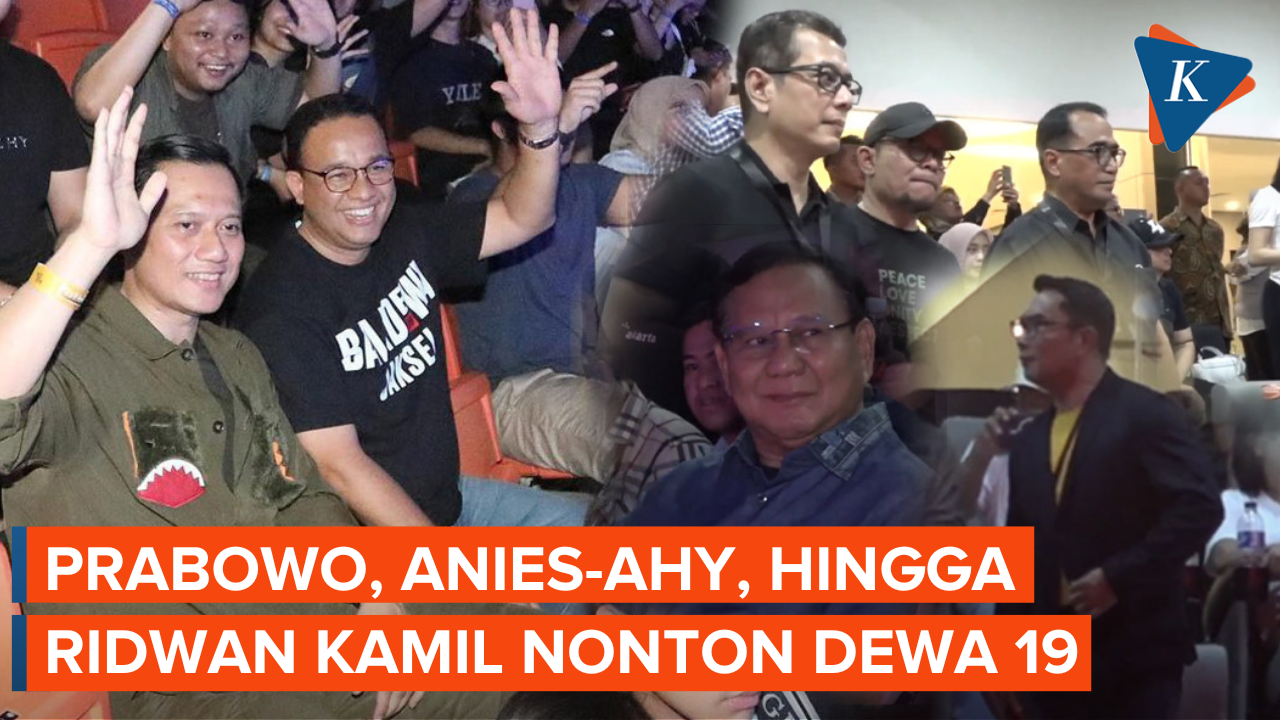 Momen Anies-AHY hingga Prabowo Nonton Konser Dewa 19