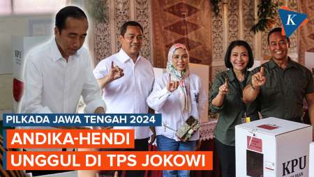 Andika-Hendi Unggul atas Luthfi-Yasin di TPS Jokowi