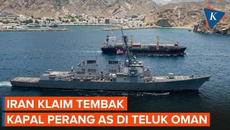 Baru Saja Perang Disebut Berakhir, Iran Tembak Rudal Ke Kapal Perang AS