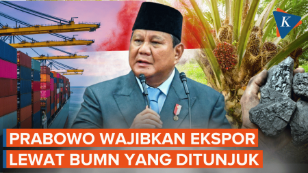 Umumkan PP Baru, Prabowo Wajibkan Ekspor Sawit-Batu Bara Lewat BUMN