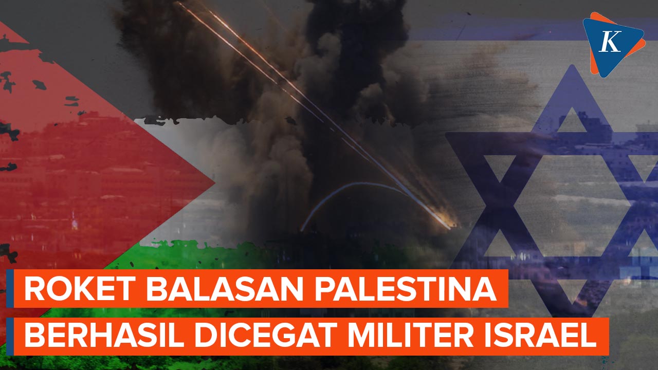 Militan Palestina Tembakkan Roket Balasan ke Israel
