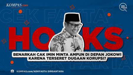 Benarkah Cak Imin Minta Ampun di Depan Jokowi Karena Terseret Dugaan Korupsi?