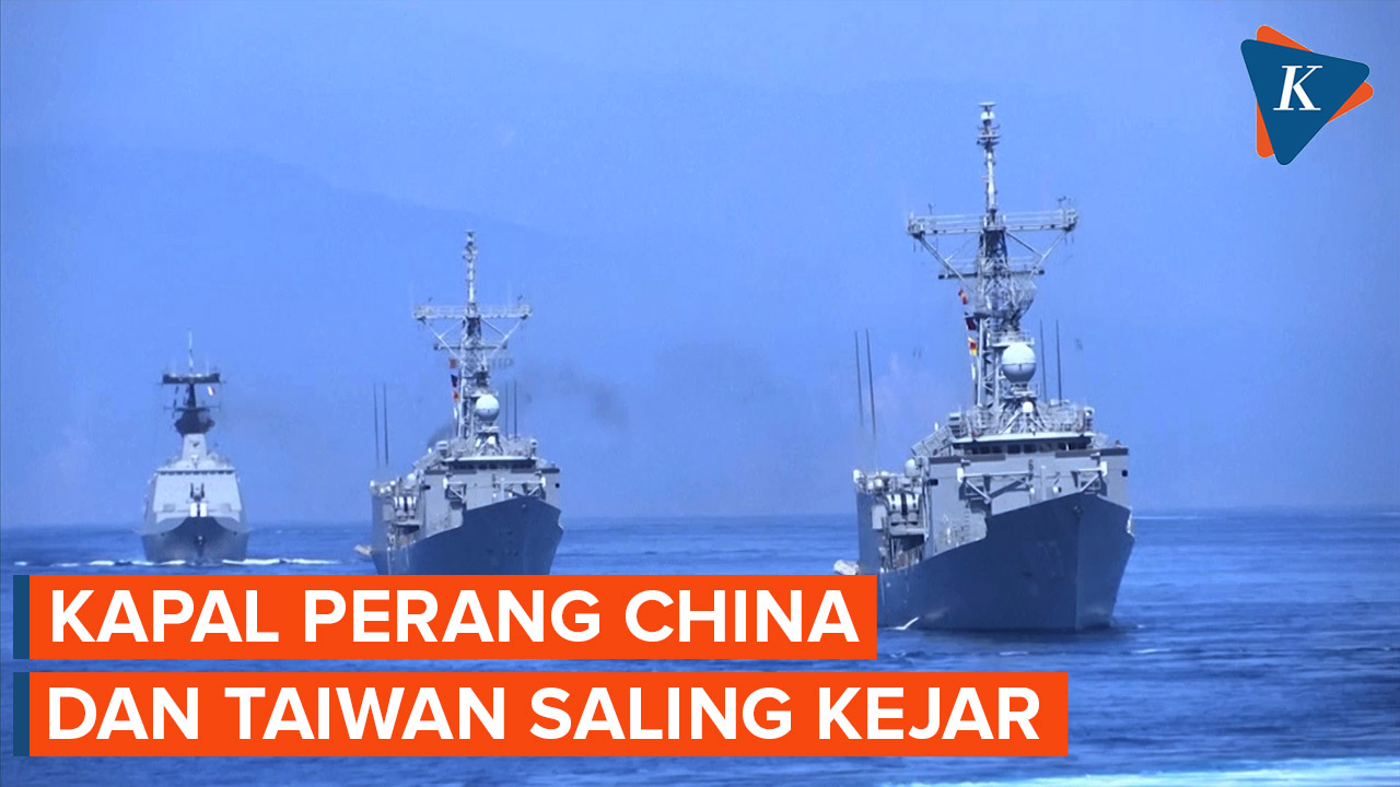 Kapal Perang China dan Taiwan Saling Membayangi Saat Latihan Akan Berakhir
