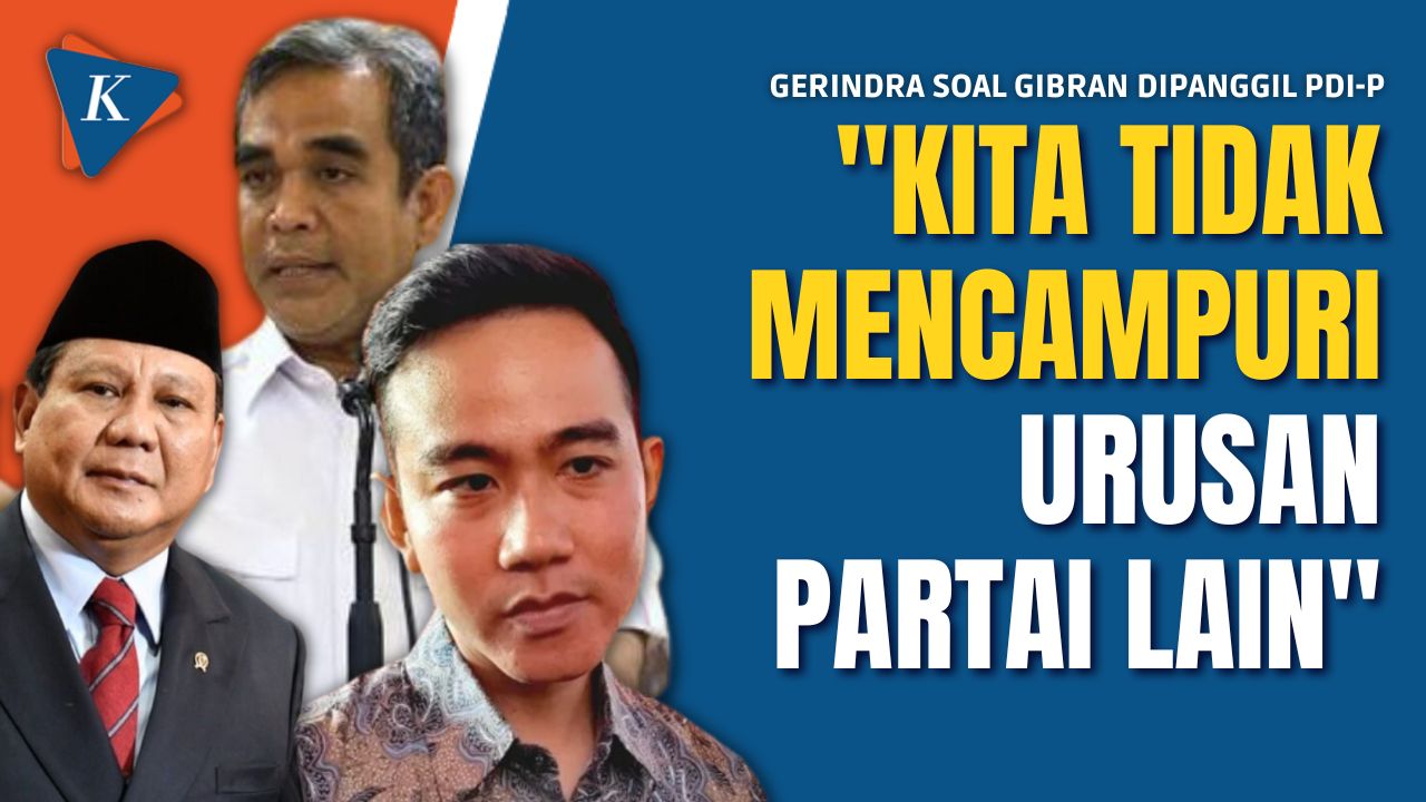 Respons Gerindra soal PDI-P Panggil Gibran Usai Bertemu Prabowo