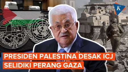 Mahmoud Abbas Desak ICJ Segera Selidiki Serangan Israel ke Palestina