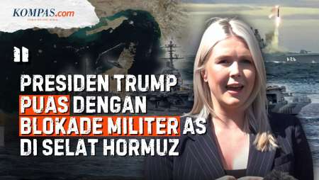 AS Ungkap Trump Puas dengan Blokade Angkatan Laut di Selat Hormuz