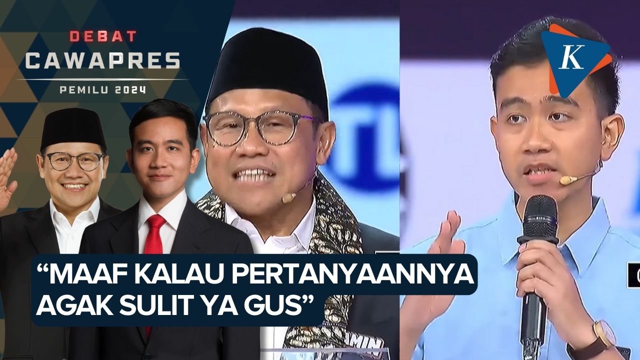 Cak Imin Tak Tau SGIE, Gibran: Maaf Pertanyaannya Agak Sulit, Gus