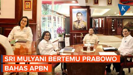 Sri Mulyani Temui Prabowo Bahas APBN, Anggaran Kementerian dan Lembaga…