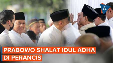 Presiden Prabowo Laksanakan Shalat Idul Adha Di Perancis