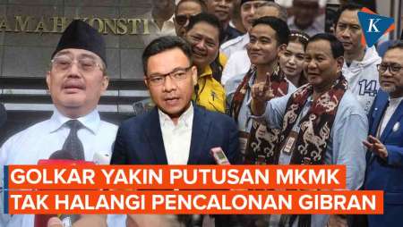 Golkar Yakin Putusan MKMK yang Diumumkan Besok Tak Ganggu Pencalonan Gibran