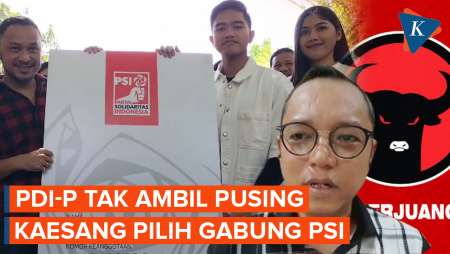 PDI-P Cuek Kaesang Gabung PSI, Pilih Fokus Menangkan Ganjar