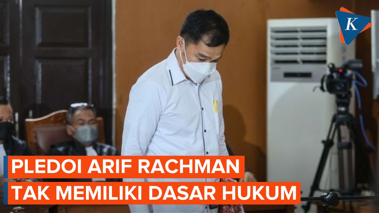 Tolak Pleidoi Arif Rachman, Jaksa Minta Hakim Jatuhi Vonis 1 Tahun Penjara