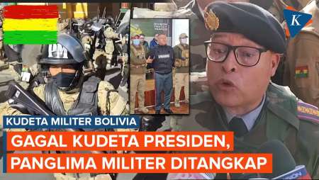 Gagal Kudeta Presiden Bolivia Luis Arce, Panglima Militer Ditangkap