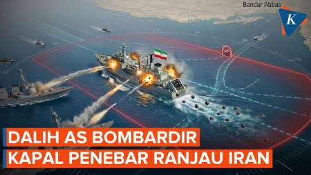 Amerika Bombardir Kapal Ranjau Iran, CENTCOM: Pasukan AS Membela Diri