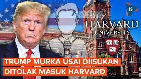 Diisukan Pernah Ditolak Harvard, Trump: Saya Tidak Pernah Mendaftar!