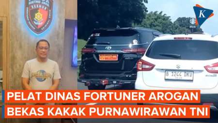 Polisi Ungkap Asal-usul Pelat Dinas TNI Pengemudi Fortuner