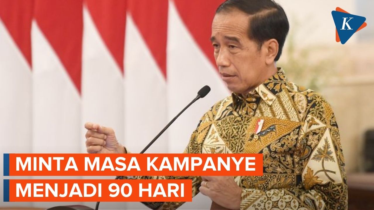 Jokowi Minta KPU Agar Masa Kampanye Pemilu 2024 Tidak Terlalu Panjang