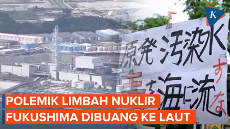 Rencana Jepang Buang Limbah Fukushima ke Laut Ditolak Warganya Sendiri