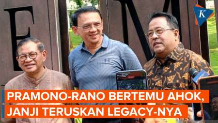 [FULL] Pramono-Rano Bertemu Ahok, Janji Lanjutkan 