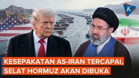 AS-Iran Sepakat Damai, Selat Hormuz Bakal Dibuka Dan Blokade Dicabut