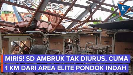 SD Di Jaksel Terbengkalai 2 Tahun Sejak Ambruk, Lokasinya Dekat Kawasan Elite Pondok Indah