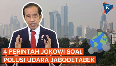 Perintah Jokowi soal Polusi, Minta Rekayasa Cuaca hingga WFH