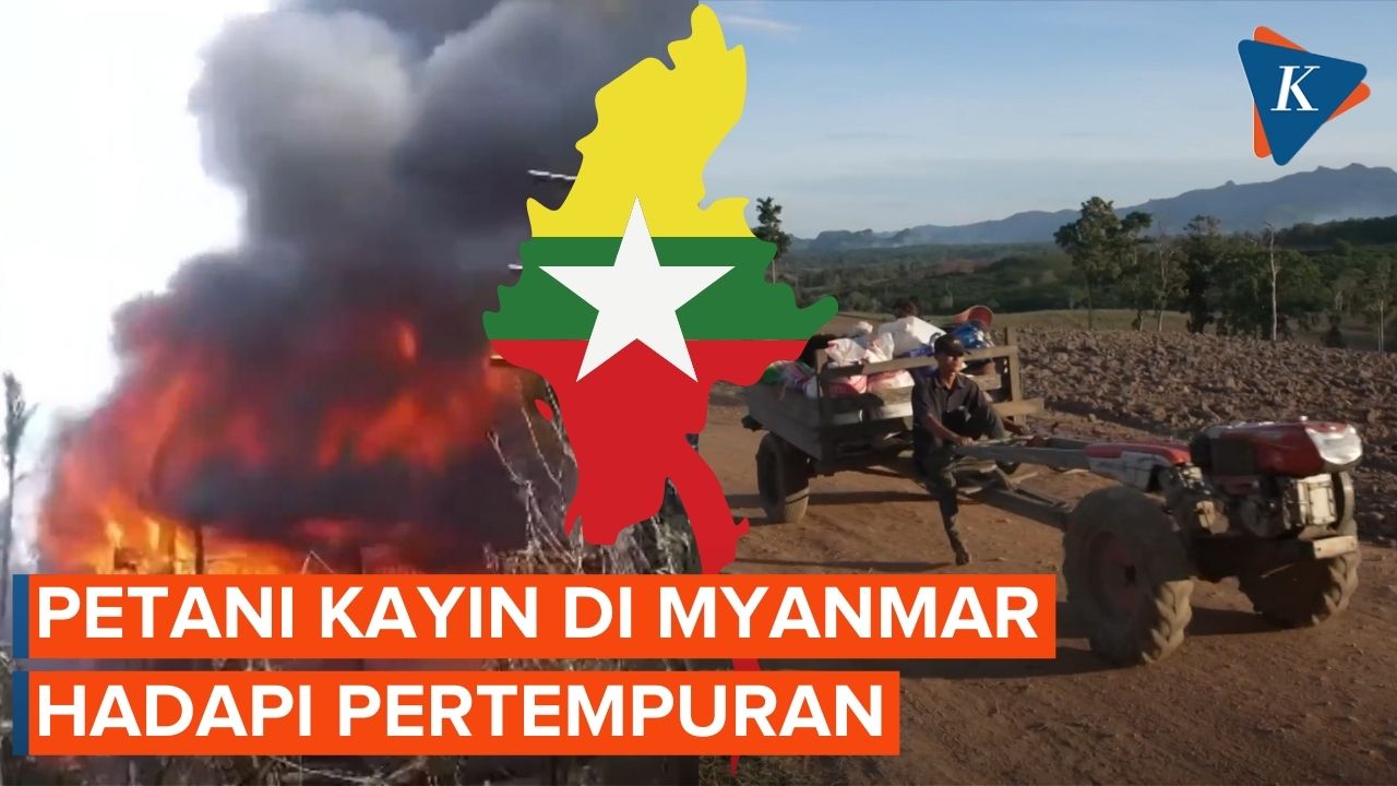 Petani Kayin di Myanmar Menghadapi Pertempuran Tentara Myanmar dan Pasukan Oposisi