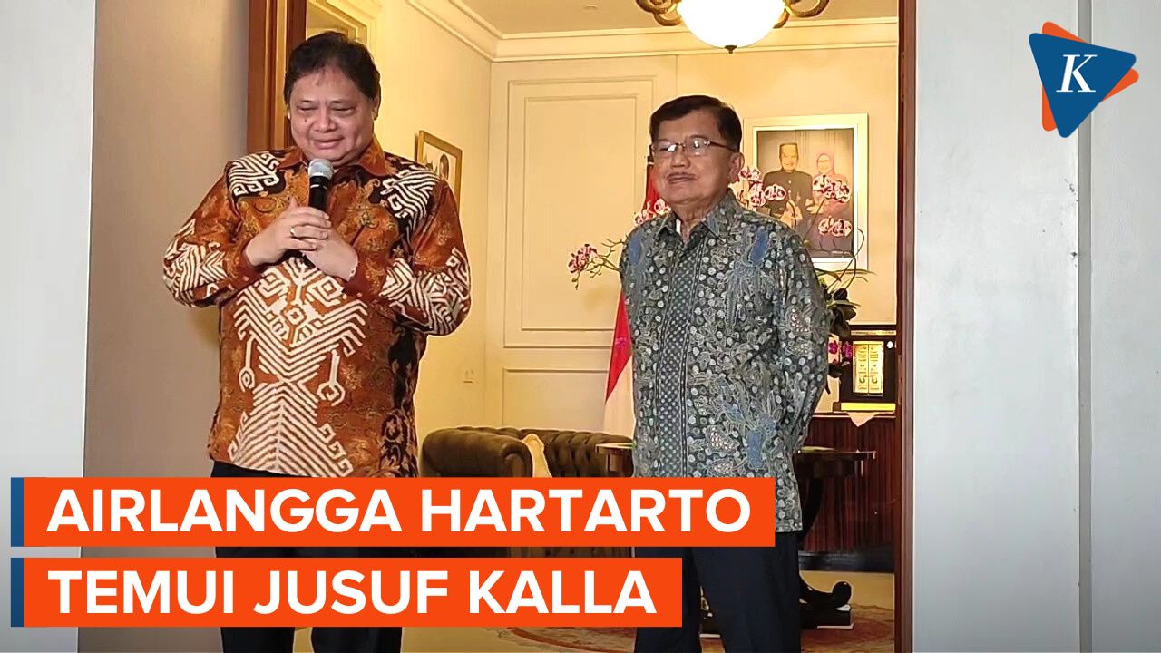 Airlangga Temui Jusuf Kalla, Ini yang Dibahas... 