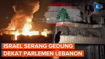 Israel Hantam Gedung di Beirut, Lokasinya Dekat dengan Parlemen Lebanon dan Markas PBB