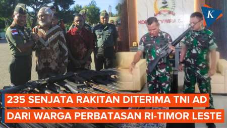 TNI AD Menerima 235 Senjata Rakitan Sisa Konflik dari Warga…