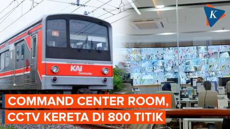 Mengintip Command Center Room KAI Commuter, Ada CCTV di 800 Titik